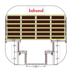 Model EW-8 Square Infrared Sauna