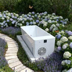 Acrylic Ice Bath Tub with Built-In Ice Machine – All-in-One Cold Plunge Spa