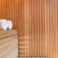 Luxury Indoor Glass Sauna Room – Modern Home Wellness